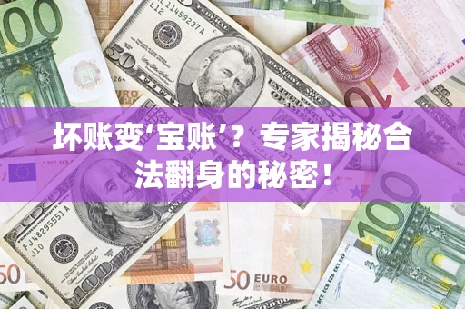 济南坏账变‘宝账’？专家揭秘合法翻身的秘密！