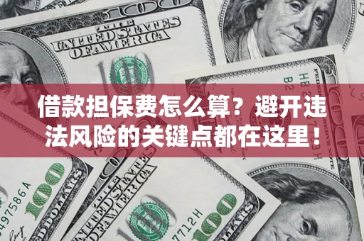 济南借款担保费怎么算？避开违法风险的关键点都在这里！