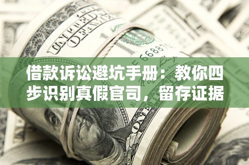 济南借款诉讼避坑手册：教你四步识别真假官司，留存证据不踩雷