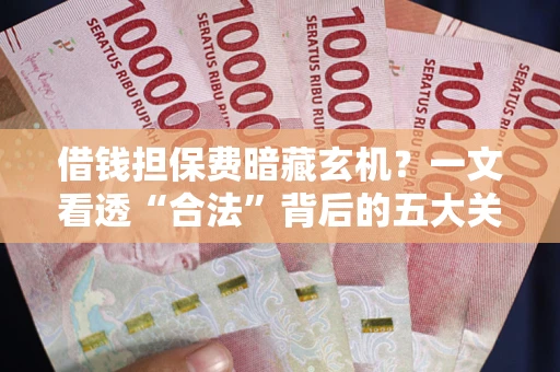 济南借钱担保费暗藏玄机？一文看透“合法”背后的五大关键陷阱