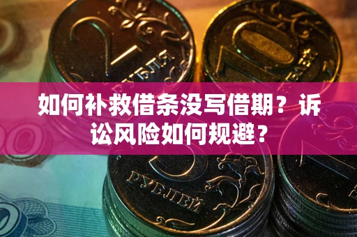 济南如何补救借条没写借期？诉讼风险如何规避？