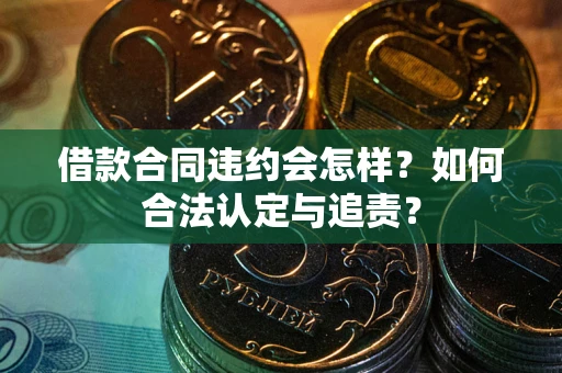 济南借款合同违约会怎样？如何合法认定与追责？